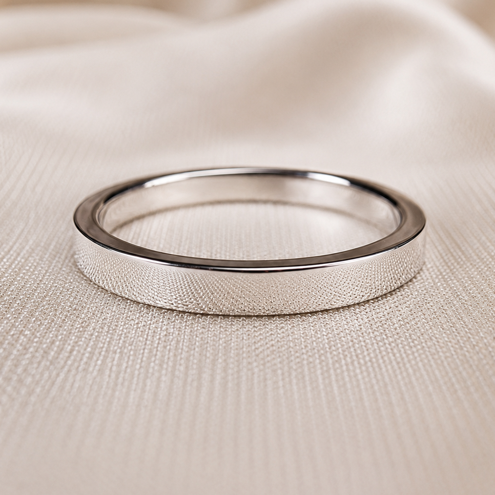Baguette and Round Lab Grown Diamond Eternity Band Alternating Diamond Wedding Band