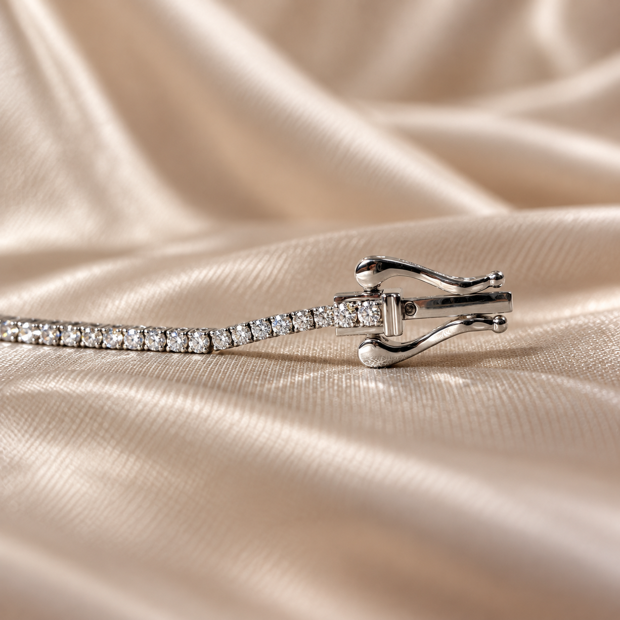 Round Lab Grown Diamond Graduated Necklace Elegant Tennis Necklace Custom Statement Jewelry