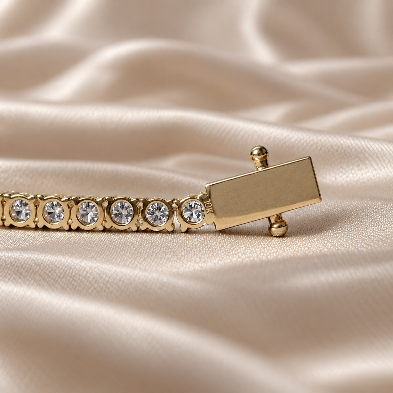 Round Lab Grown Diamond Tennis Necklace Round Wedding Necklace Classic Diamond Chain Luxury