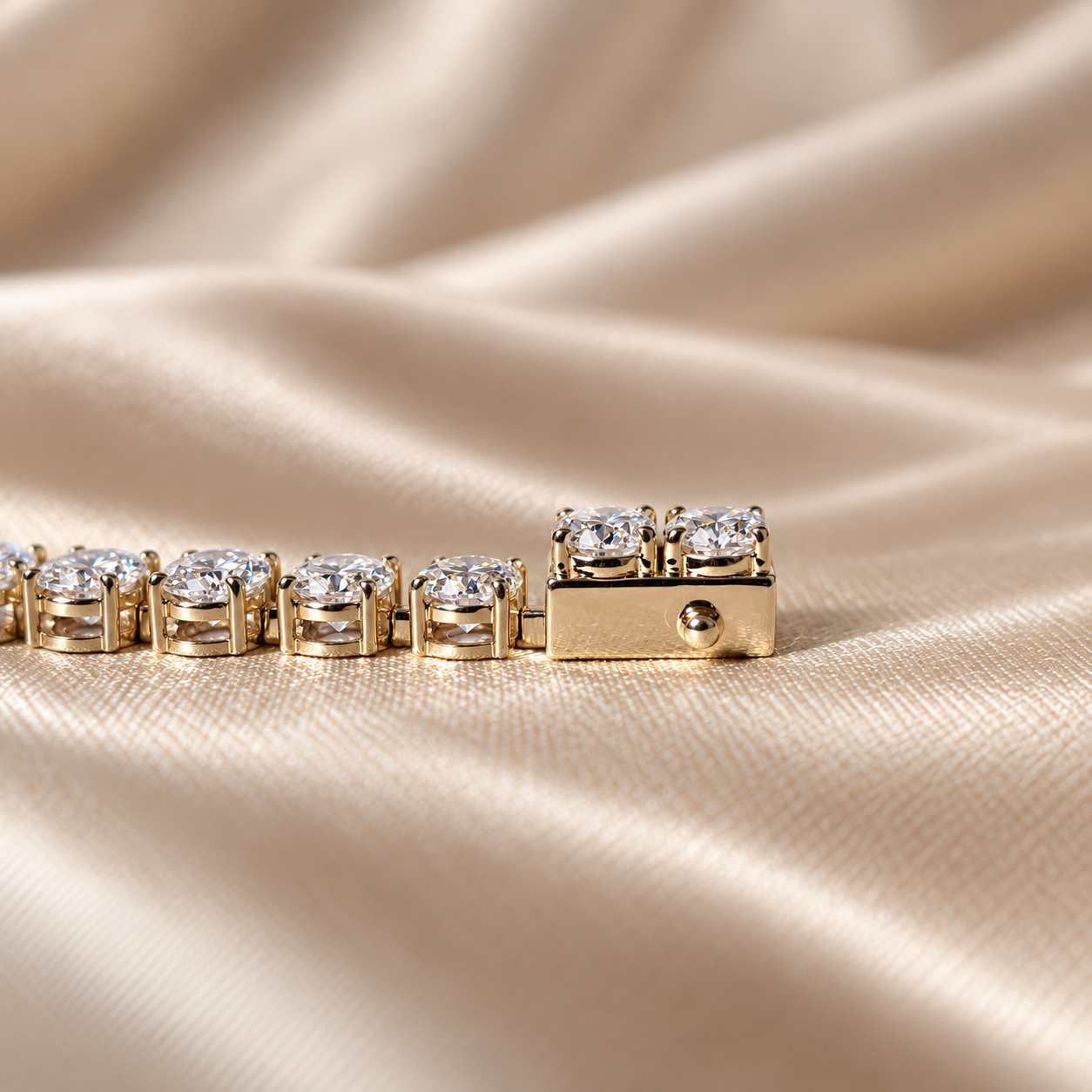 Oval Lab Grown Diamond Tennis Bracelet Elegant Diamond Bracelet Classic Tennis Jewelry Luxury Bridal Bracelet