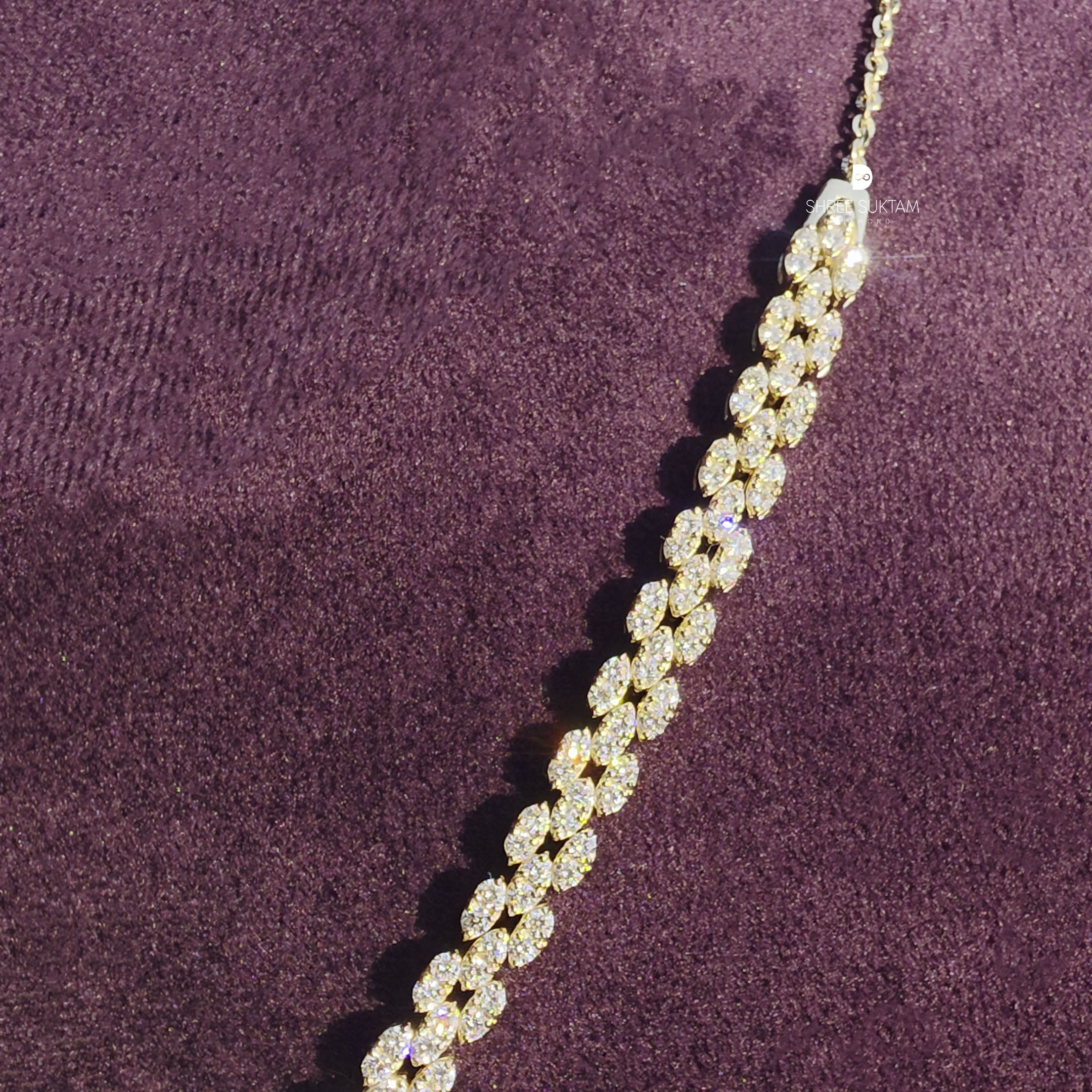 Luxury Diamond V-Shape Necklace Elegant Cluster Diamond Necklace Bridal Jewelry Statement Wedding Necklace Gift for Her Wedding Necklace Gift For Women