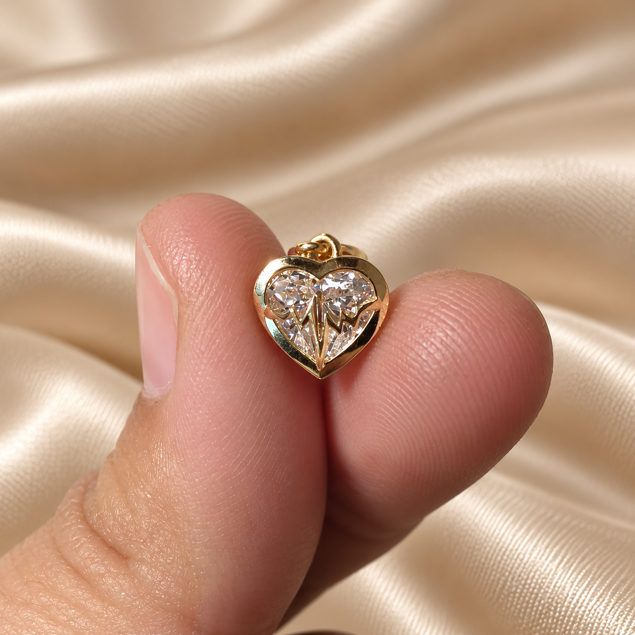 Heart Lab Grown Diamond Pendant Necklace Elegant Custom Pendant